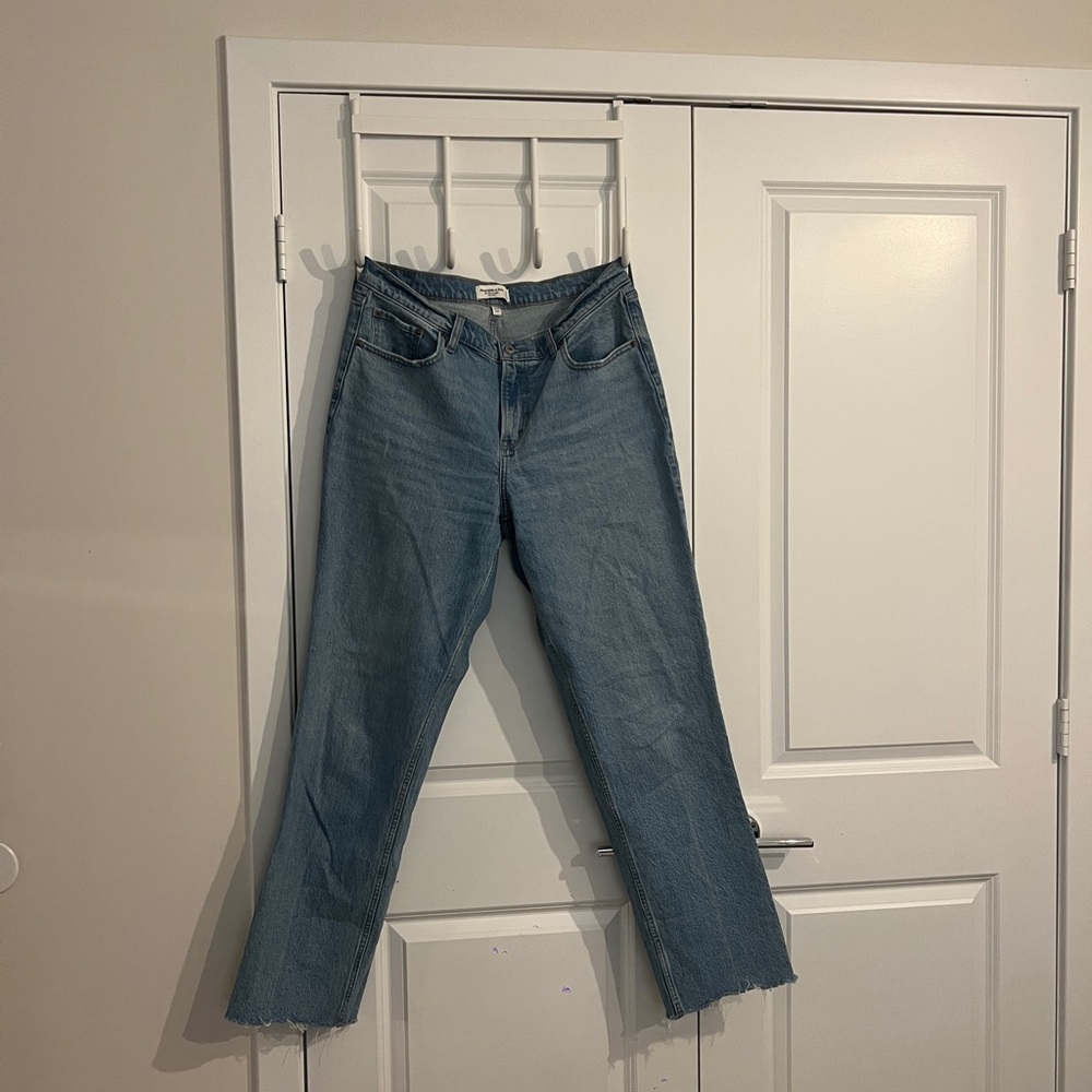 Abercrombie & Fitch Blue Straight Leg Jeans